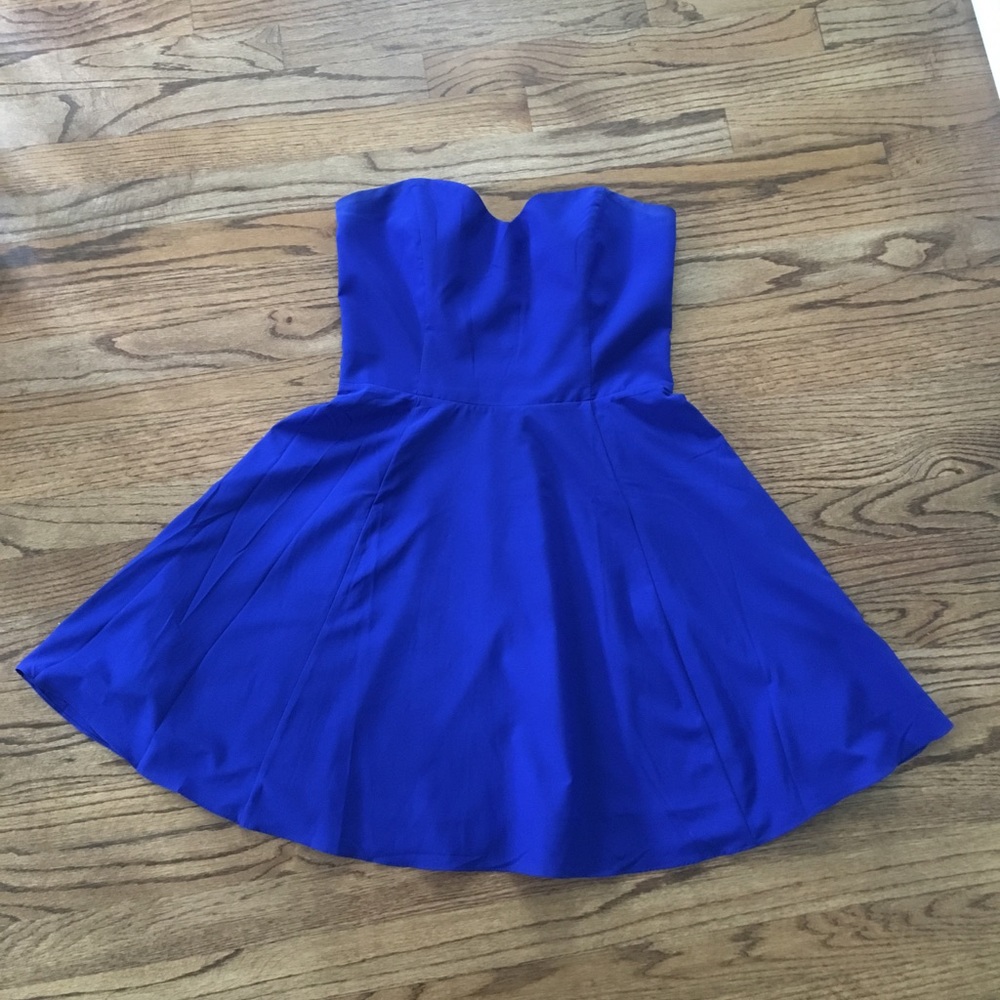 Electric Blue Cocktail Dress